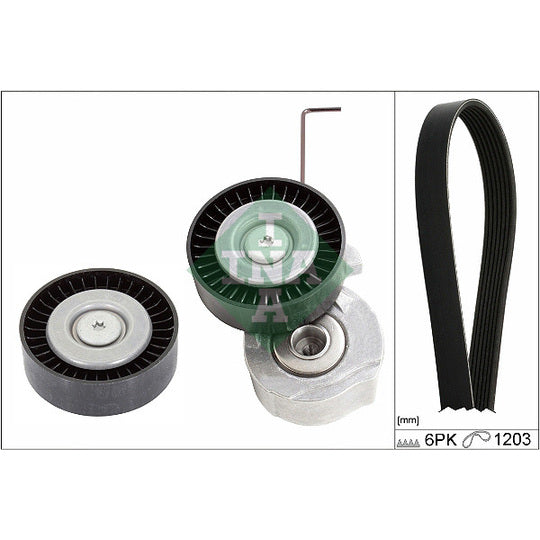 529 0320 10 V-Ribbed Belt Set