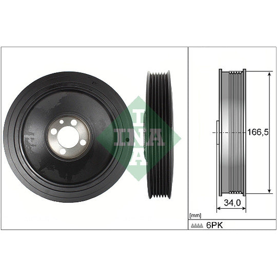 544 0150 10 Belt Pulley, crankshaft