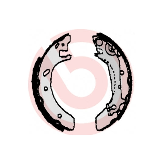 S 24 525 Brake Shoe Set
