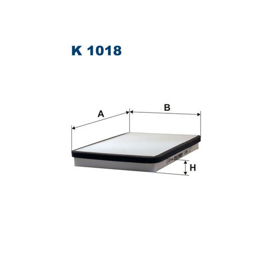 K 1018 Filter, interior air