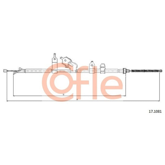 17.1081 Cable, parking brake