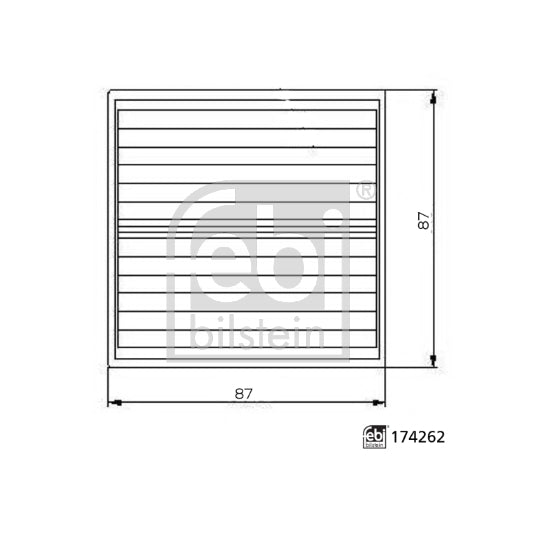 174262 Fuel filter