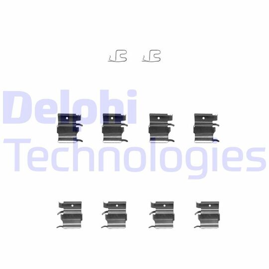 LX0366 Accessory Kit, disc brake pad