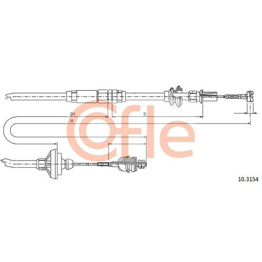 10.3154 Clutch Cable