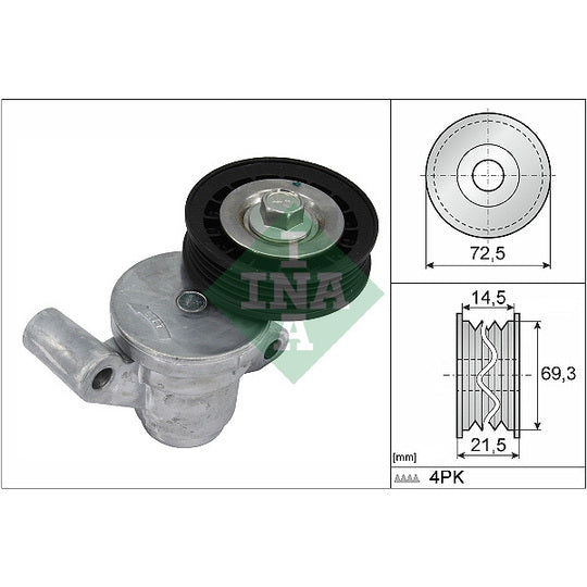 534 0705 10 Tensioner Lever, v-ribbed belt