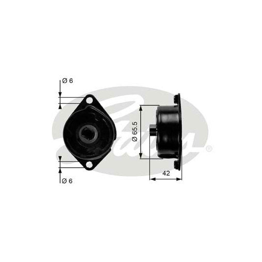 T39090 Tensioner Pulley, v-ribbed belt