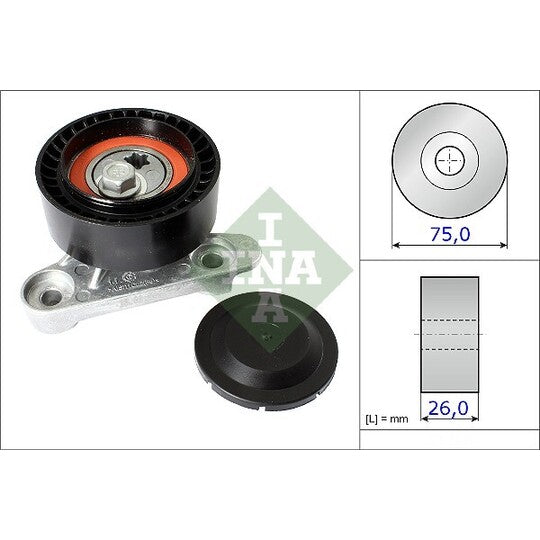 531 0871 10 Tensioner Pulley, v-ribbed belt