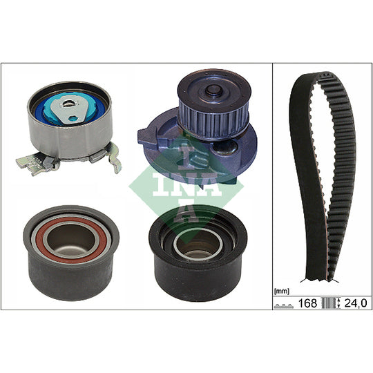 530 0444 30 Water Pump & Timing Belt Set