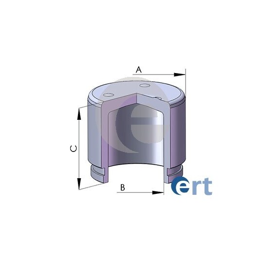 150772-C Piston, brake caliper