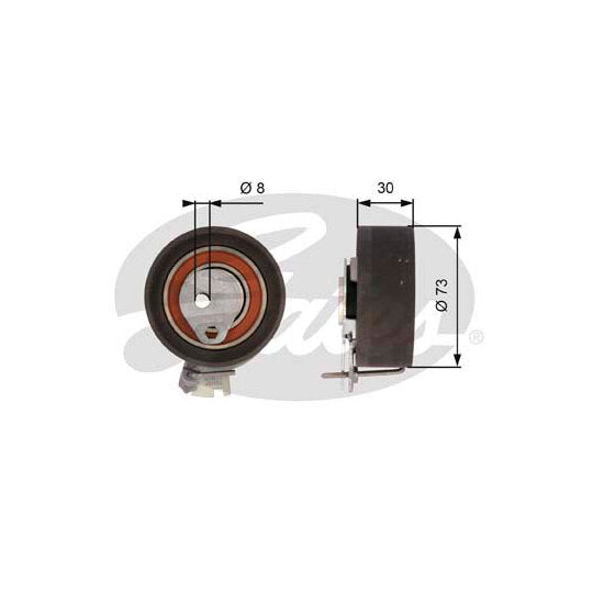 T43157 Tensioner Pulley, timing belt