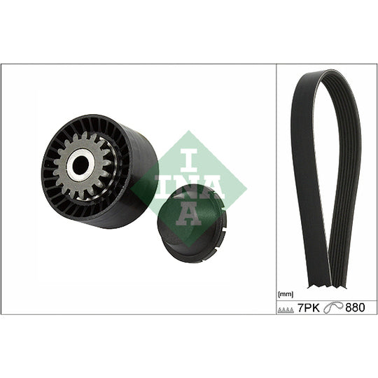 529 0318 10 V-Ribbed Belt Set