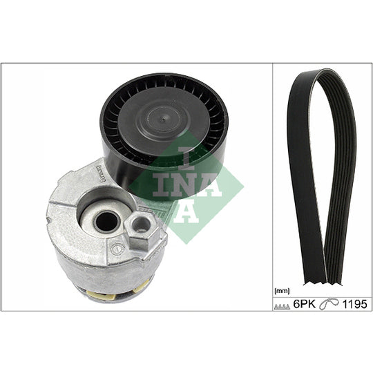 529 0117 10 V-Ribbed Belt Set