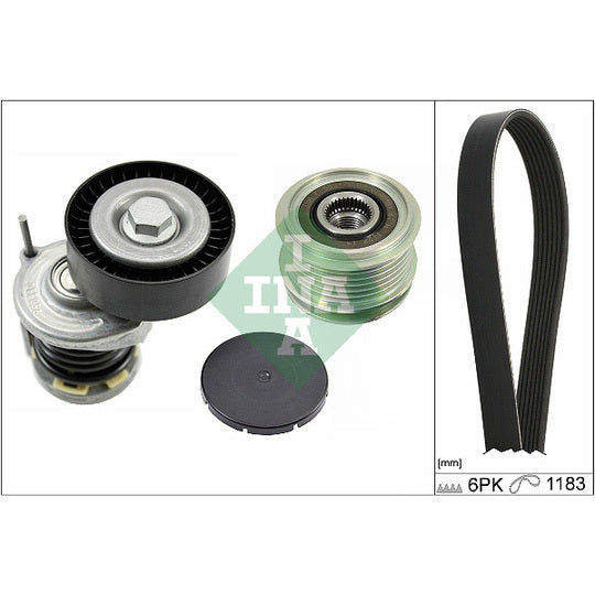 529 0466 20 V-Ribbed Belt Set