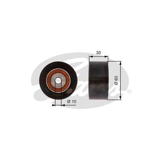 T42162 Deflection/Guide Pulley, timing belt