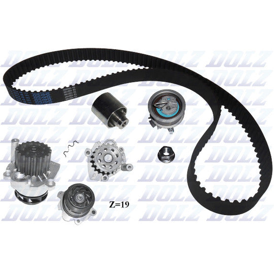 KD033 Water Pump & Timing Belt Set