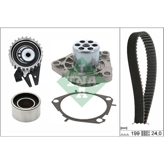 530 0625 30 Water Pump & Timing Belt Set