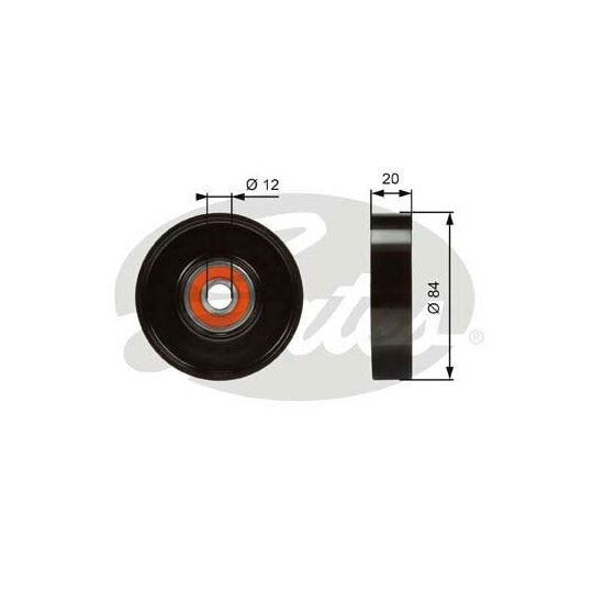 T36321 Tensioner Pulley, v-ribbed belt