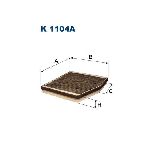 K 1104A Filter, interior air
