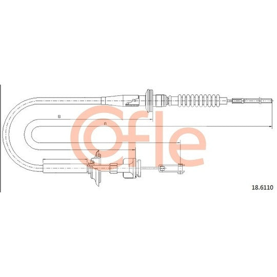 18.6110 Clutch Cable