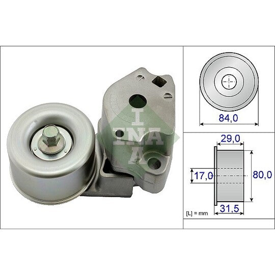 534 0477 10 Tensioner Lever, v-ribbed belt