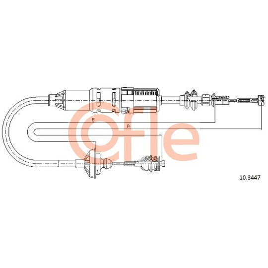 10.3447 Clutch Cable