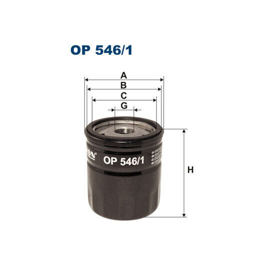 OP 546/1 Oil filter