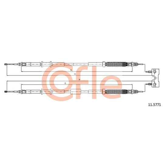 11.5771 Cable, parking brake
