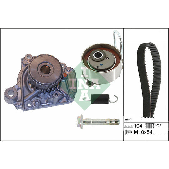 530 0506 31 Water Pump & Timing Belt Set