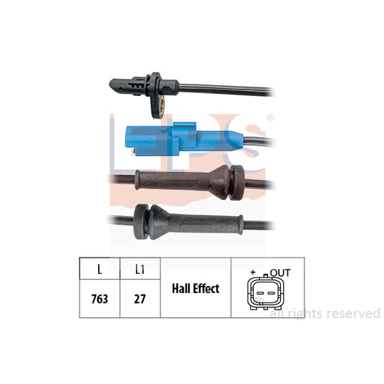 1.960.060 Sensor, wheel speed