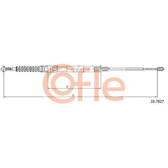 10.7627 Cable, parking brake