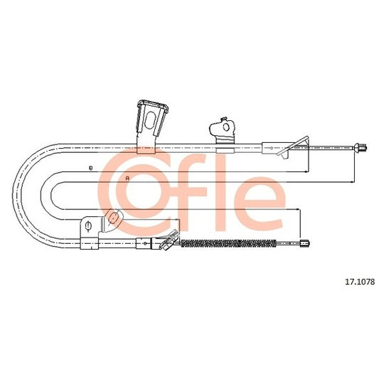 17.1078 Cable, parking brake
