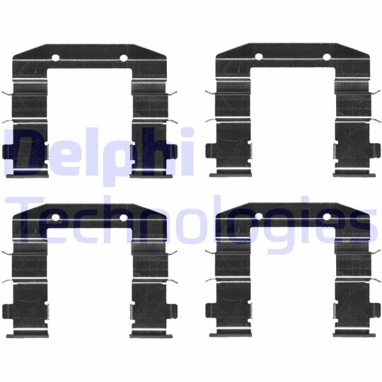 LX0688 Accessory Kit, disc brake pad