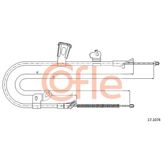 17.1074 Cable, parking brake