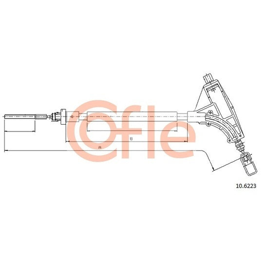 10.6223 Cable, parking brake
