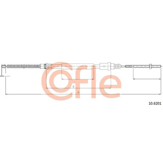 10.6201 Cable, parking brake