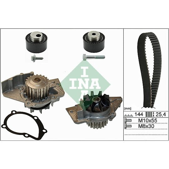 530 0235 30 Water Pump & Timing Belt Set