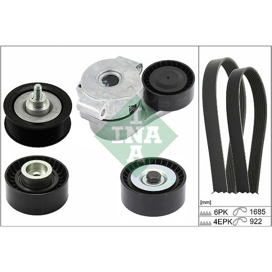529 0527 10 V-Ribbed Belt Set
