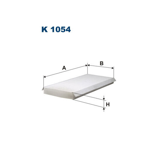 K 1054 Filter, interior air