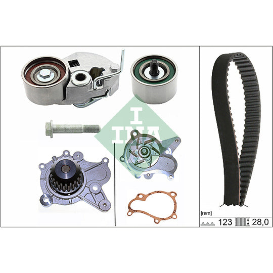 530 0542 31 Water Pump & Timing Belt Set