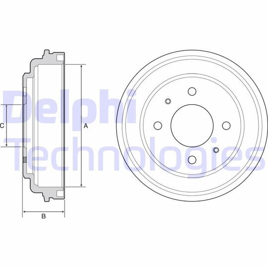BF546 Brake Drum