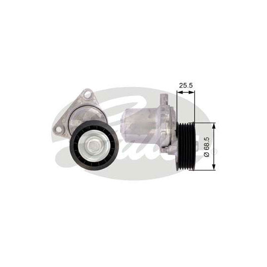 T39074 Tensioner Pulley, v-ribbed belt