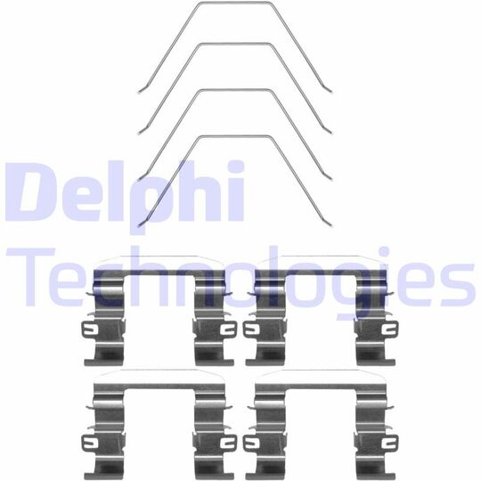 LX0669 Accessory Kit, disc brake pad
