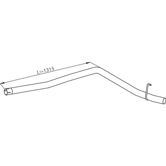 28609 Exhaust pipe