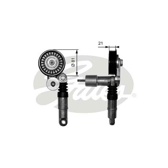 T38306 Tensioner Pulley, v-ribbed belt