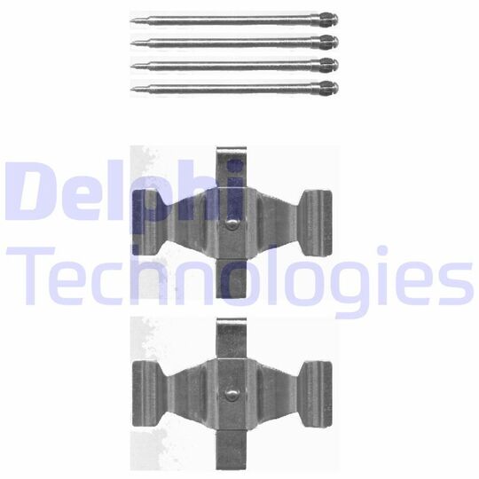 LX0464 Accessory Kit, disc brake pad