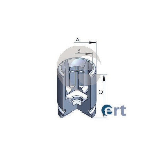 150757-C Piston, brake caliper