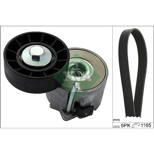 529 0267 10 V-Ribbed Belt Set