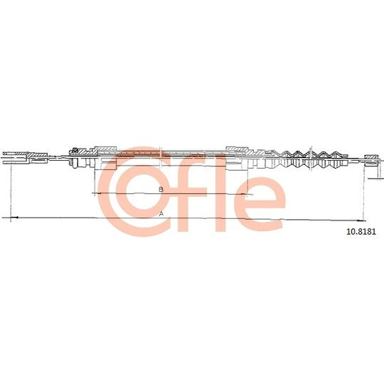 10.8181 Cable, parking brake