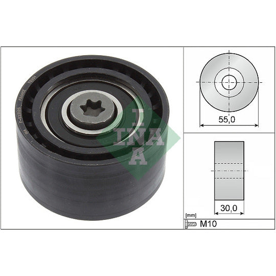 532 0874 10 Deflection/Guide Pulley, timing belt