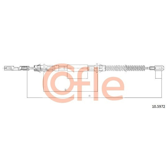 10.5972 Cable, parking brake